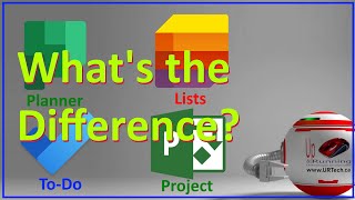 Microsoft Lists vs ToDo vs Planner vs MS Project Whats The Difference [upl. by Ynnoj]