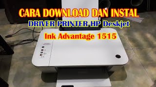 Cara Instal Driver Printer HP Deskjet 1515 [upl. by Amaris]