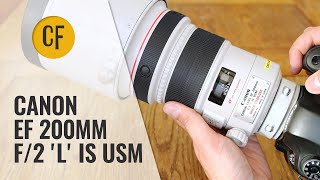 Canon EF 200mm f2 L IS USM lens review with samples [upl. by Dilks]