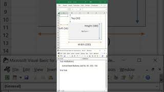 Add Button Op1 with Excel VBA shorts [upl. by Merkley]