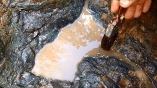 Alluvial Gold Prospecting  How and Where to Find Good Gold in a Running Creek [upl. by Beck]