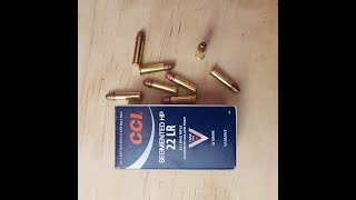 Tested  CCI Quik Shok Hypervelocity Segmented Ammo [upl. by Ainitsirhc]