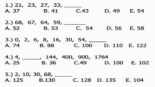 5item NUMBER SERIES  set1 [upl. by Ateikan]