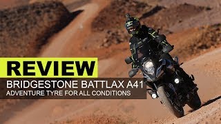 REVIEW  Bridgestone Battlax Adventure A41 [upl. by Kurtzig188]