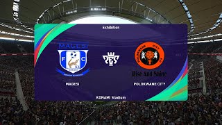 Magesi FC vs Polokwane City 21092024 DStv Premiership PES 2021 [upl. by Ire623]