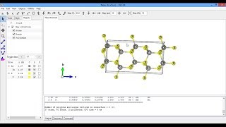 Hexagonal crystal structure with Vesta ZnS [upl. by Sirtemed]