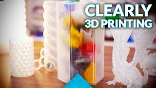 How to create transparent 3D prints [upl. by Nanette]