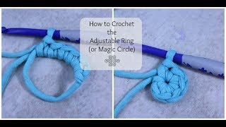 How To Crochet the Adjustable Ring [upl. by Gonta493]