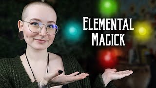 ELEMENTAL MAGICK  All about the four elements in witchcraft and how to use them in spells [upl. by Lennard]