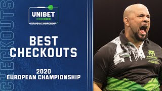 BEST CHECKOUTS 2020 Unibet European Championship [upl. by Naivaf]