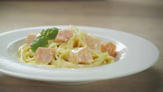 Laks med pasta  Godfisk reklamefilm [upl. by Brittni]