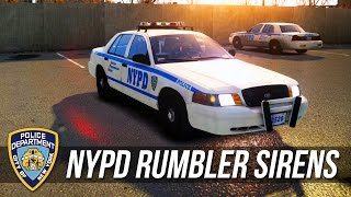 NYPD Rumbler Siren  GTA IV Mod Release [upl. by Funda]