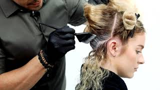 Bring Highlighted Hair Back To Life With This Root Smudge And Tone Tutorial [upl. by Swann]