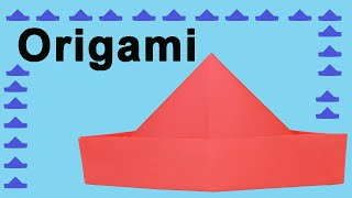 Origami Como Hacer Un Sombrero De Papel [upl. by Egide]