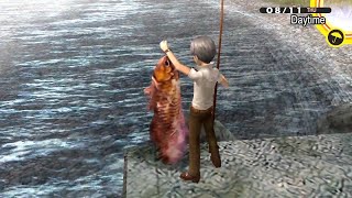 How to Fishing Guardian River  Persona 4 Golden PC [upl. by Ahsenod]