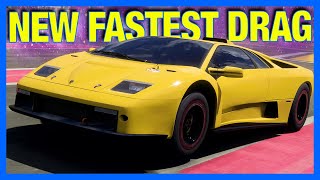 Forza Horizon 5  New Fastest Drag Car FH5 Diablo GTR [upl. by Chara124]