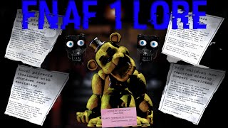 FNAF 1s Full LORE and STORY Five Nights At Freddys [upl. by Haggar]