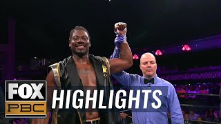 quotPrincequot Charles Martin beats Daniel Martz by 4th round TKO  HIGHLIGHTS  PBC ON FOX [upl. by Suiram]