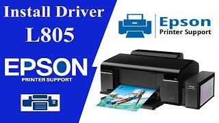 L805 epson driver  New Printer Installation amp Epson L805 Resetter January 2024 [upl. by Aivull]