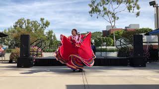 Day of the dead folklorico dancing at CSULB Red Dress [upl. by Nnaeiram817]