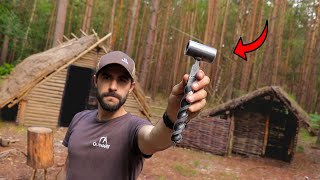 Testing the Alec Steele Auger in the Woods Bushcraft Project [upl. by Chaker]