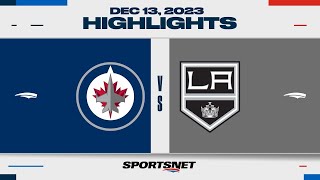 NHL Highlights  Jets vs Kings  December 13 2023 [upl. by Pate]