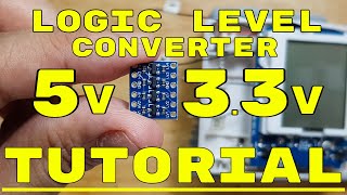 HOW TO USE LOGIC LEVEL SHIFTER ON ARDUINO TO CONVERT CIRCUITS AND SENSORS FROM 5V TO 33V CIRCUITS [upl. by Rand556]