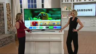 Samsung 65quot Curved 4K Ultra HD Smart TV with 2 Year Warranty on QVC [upl. by Nonek]