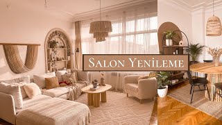 SALON YENİLEME  DIY  Dekorasyon 🤎 [upl. by Iredale849]