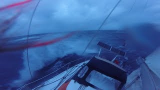 When the Atlantic ocean gets rough still single handed  Ep 20  The Sailing Frenchman [upl. by Ynnoj]