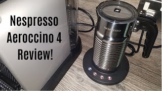 Nespresso Aeroccino 4 Milk Frother Review  Worth upgrading from the Aeroccino 3 [upl. by Innor]