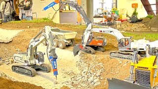 BEST OF RC CONSTRUCTION MOMENTS I RC DIGGER I RC TRUCKS I RC TRACTOR I LIEBHERR I MAN I AROCS [upl. by Elicec]