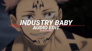 industry baby  lil nas x jack harlow edit audio [upl. by Haggi736]