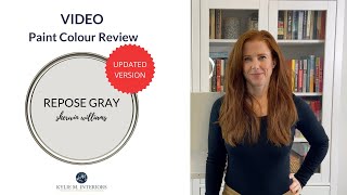 Paint Colour Review Sherwin Williams Repose Gray UPDATED SW 7015 [upl. by Atteuqahc685]