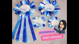 Distintivos para Baby Shower Ideas para Baby Shower [upl. by Nilyad]