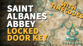 Saint Albanes Abbey Cell Key Locked Door Assassins Creed Valhalla Chest Bug [upl. by Chance]