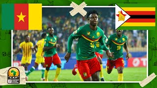 Cameroon vs Zimbabwe  AFRICAN NATIONS CHAMPIONSHIP HIGHLIGHTS  1162021  beIN SPORTS USA [upl. by Nnaitsirk]