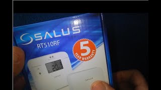 SALUS RT510RF thermostat [upl. by Riatsala]