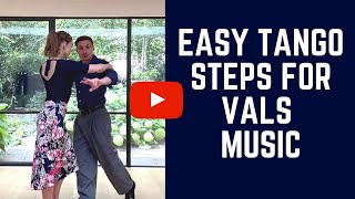 Tango Vals steps an easy quotcadenaquot for the tango vals [upl. by Haskel]