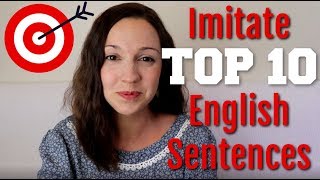 How to Pronounce TOP 10 English Sentences [upl. by Eenahs]