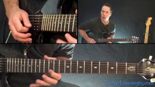 Battery Guitar Lesson Part 3  Metallica [upl. by Ellenod367]