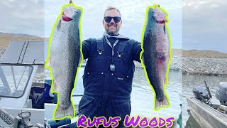 Catching jumbo triploid trout on Rufus Woods using hand tied jigs [upl. by Notfa624]