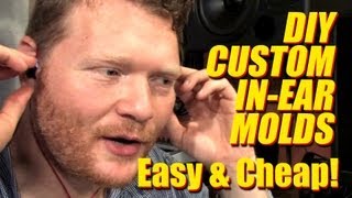 Cheap DIY Custom InEar Headphone Molds [upl. by Ignatia]