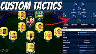 HOW TO CHANGE YOUR CUSTOM TACTICS amp INGAME FORMATION ON FIFA 23 [upl. by Ameerahs]