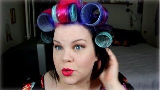 HOW TO Velcro Rollers For Short Hair [upl. by Hakaber]