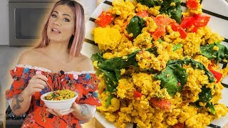 Here Is My Easy  Vegan TOFU SCRAMBLE Recipe [upl. by Kordula]