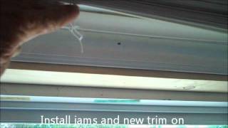 Mobile Home Window Repairs How to [upl. by Yde]