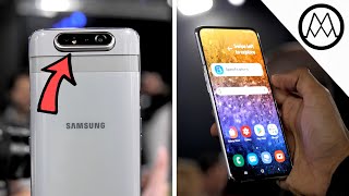 Samsung Galaxy A80  ROTATING CAMERA Handson Review [upl. by Sup64]