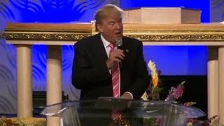 Donald Trumps full speech at Detroit church [upl. by Yroggerg179]