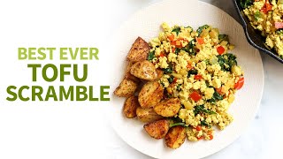 Best Tofu Scramble  vegan scrambled eggs [upl. by Levitt]